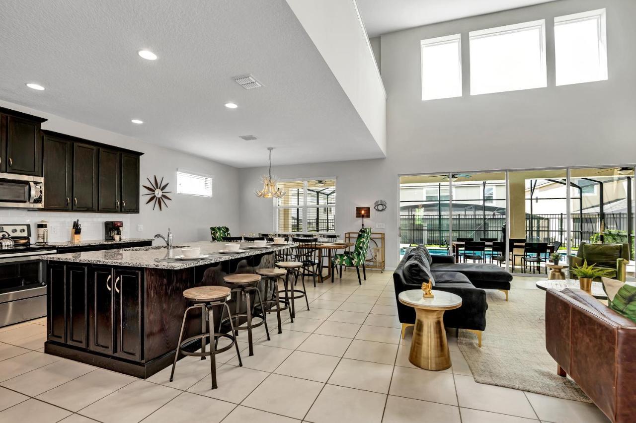 Modern Villa Wprivate Pool&Spa, Free Water Park Orlando Buitenkant foto