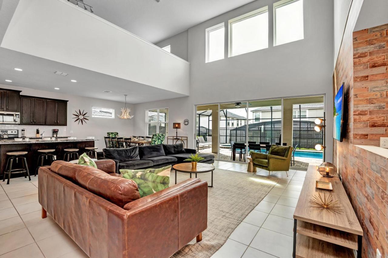 Modern Villa Wprivate Pool&Spa, Free Water Park Orlando Buitenkant foto