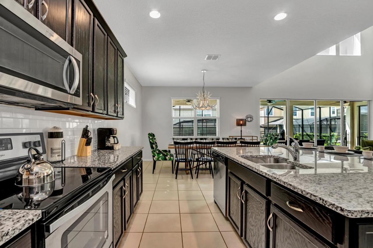 Modern Villa Wprivate Pool&Spa, Free Water Park Orlando Buitenkant foto