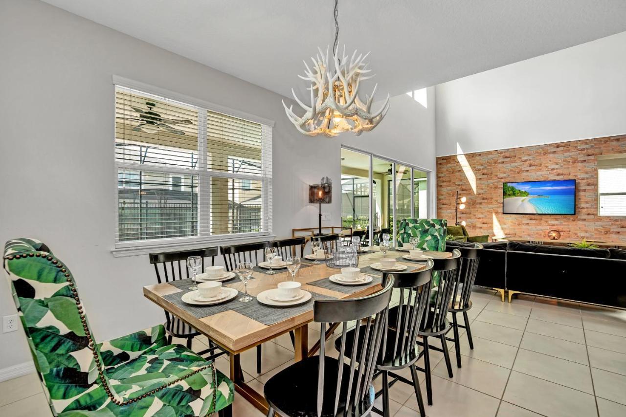 Modern Villa Wprivate Pool&Spa, Free Water Park Orlando Buitenkant foto
