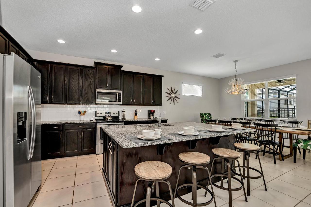 Modern Villa Wprivate Pool&Spa, Free Water Park Orlando Buitenkant foto