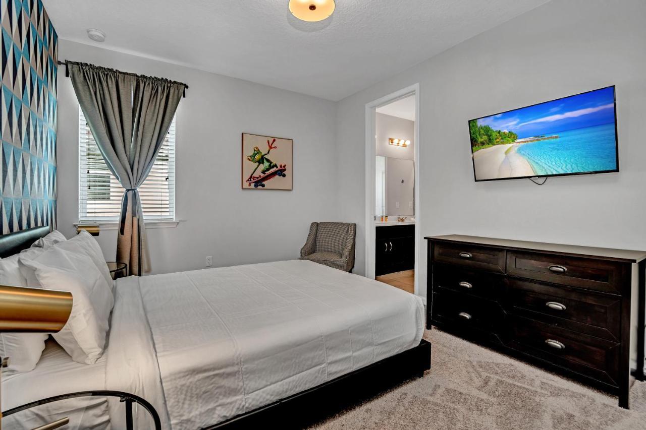 Modern Villa Wprivate Pool&Spa, Free Water Park Orlando Buitenkant foto
