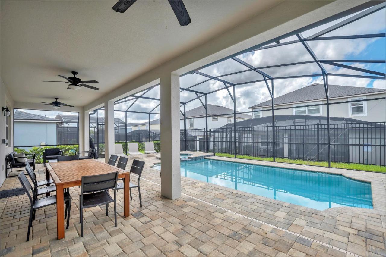 Modern Villa Wprivate Pool&Spa, Free Water Park Orlando Buitenkant foto